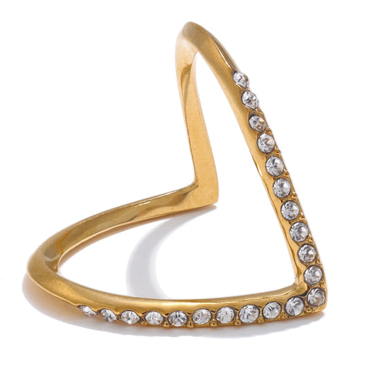 Cubic Zirconia Thin Ring