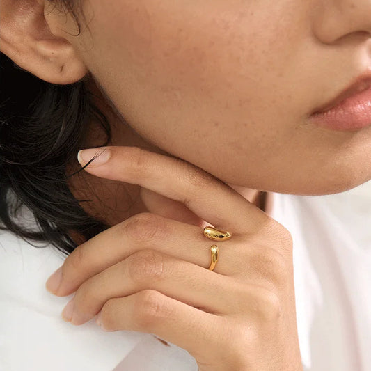 Minimalist Adjustable Open Ring