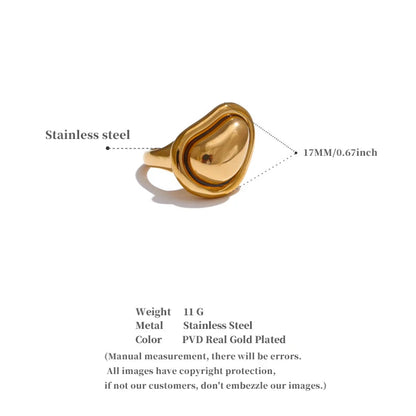 Golden Heart Ring