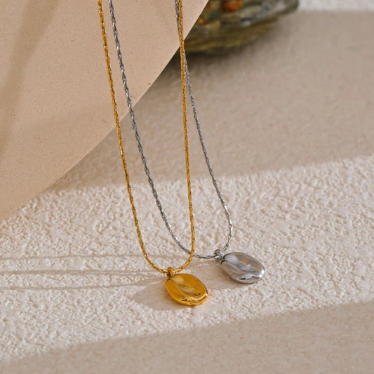 Mila Square Pendant Necklace