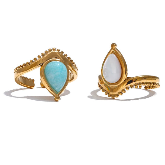 Auro Amazonite Ring