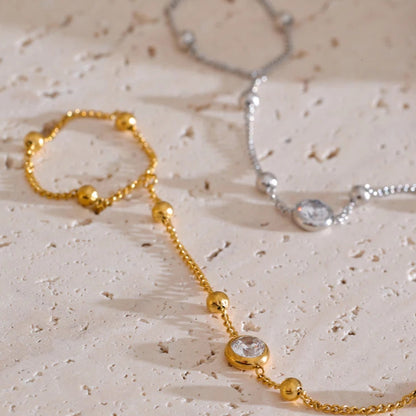 Hand Chain Bracelet with Finger Ring