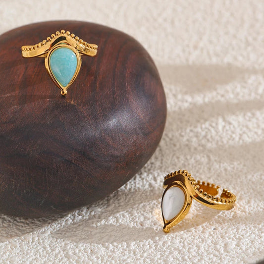 Auro Amazonite Ring