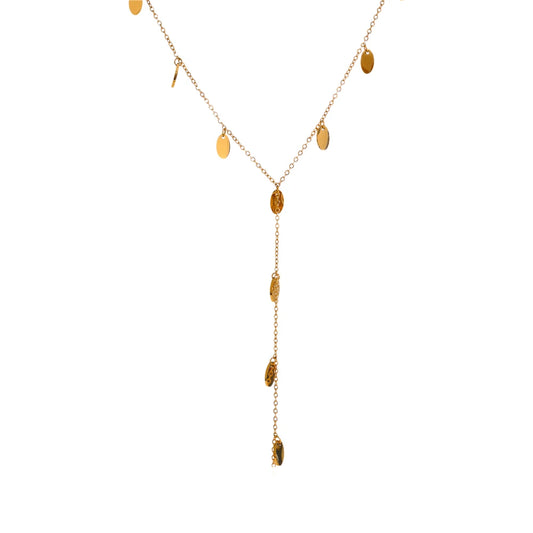 Delicate Leaf Drop Necklace