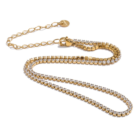 Elyra Zirconia Chain Necklace