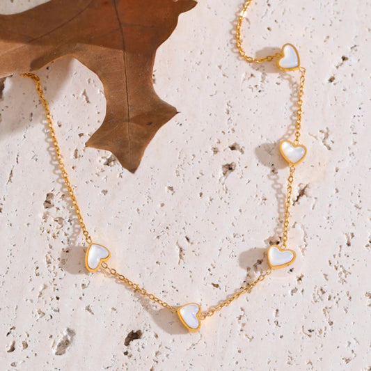 Double-Sided Shell Chain Necklace