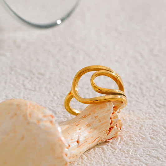 Hollow Geometric Ring