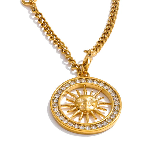 Sunburst Pendant Necklace