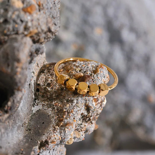Square Beads Ring