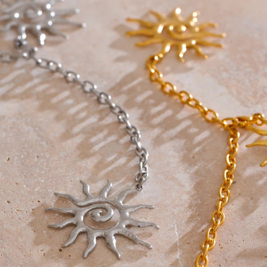 Sun Charm Belly Waist Chain
