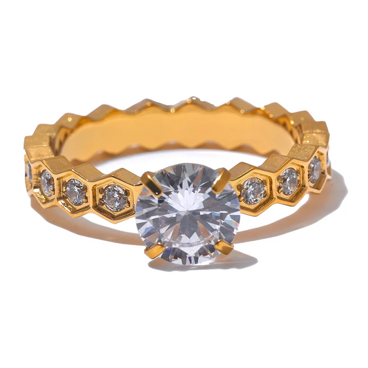 Luxury Cubic Zirconia Ring