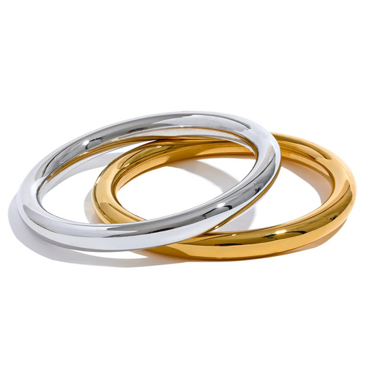 AURA Polished Bold Bangle