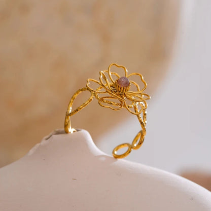 Hollow Flower Ring