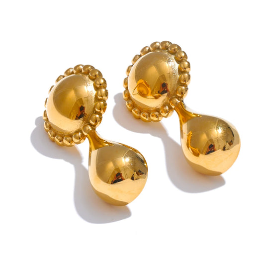 Water Drop Stud Earrings