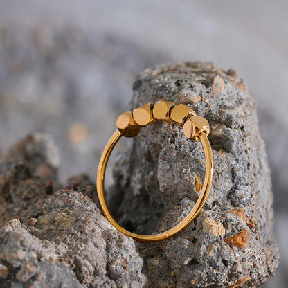 Square Beads Ring
