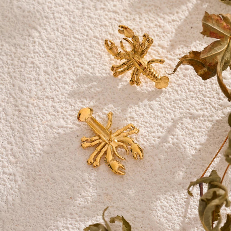 Crayfish Stud Earrings