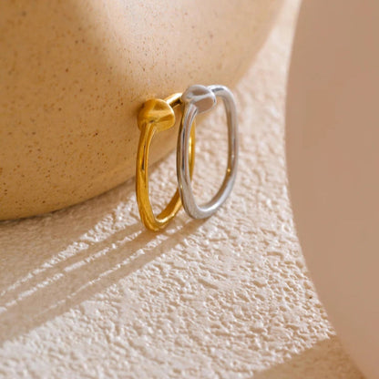 Minimalist Heart-Shaped Ring