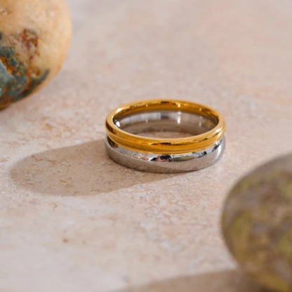 Two-Tone Casting Design Ring