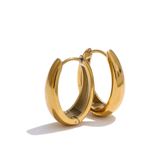 U-Shape Hoop Earrings
