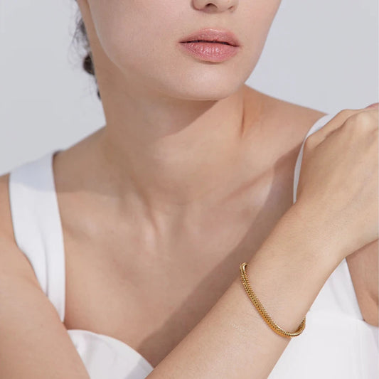 Chain Necklace & Bracelet Set