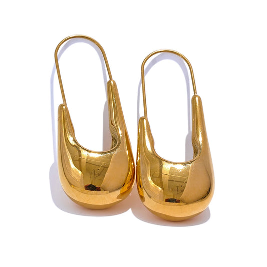 Geometric Statement Hoop Earrings