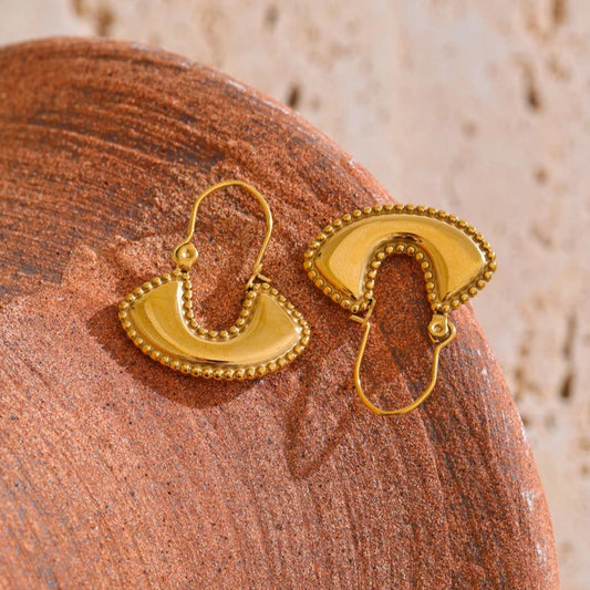 Trendy Bag-Shaped Drop Earrings