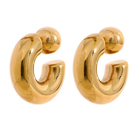Nova C Hoop Earrings