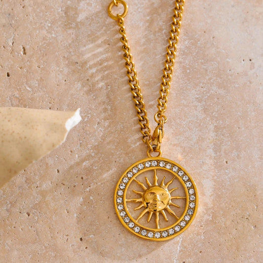 Sunburst Pendant Necklace