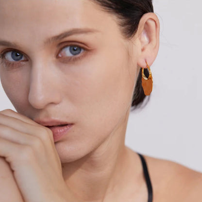 Chic Textured Huggie Hoop Earrings