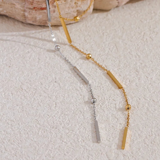 Thin Gold Long Chain Necklace
