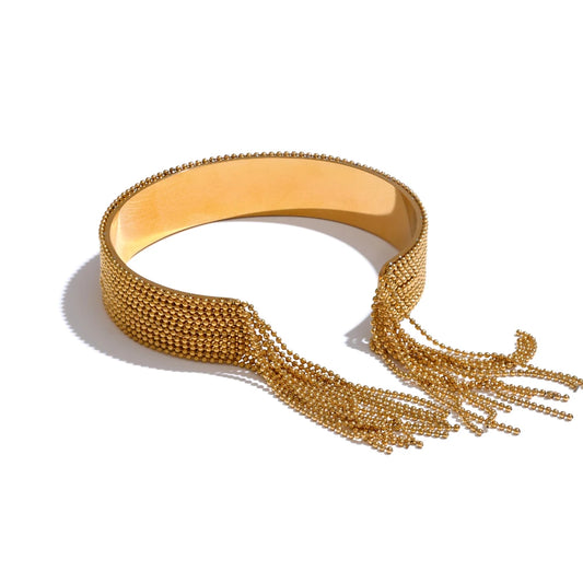 Vera Tassel Cuff Bracelet