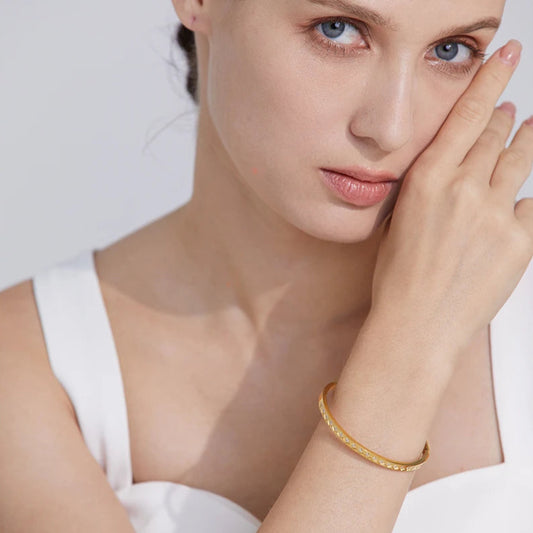 Bangle With Cubic Zirconia