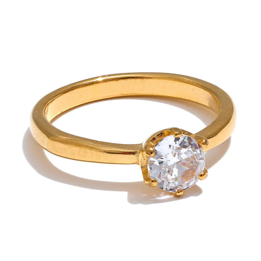 AAA Cubic Zirconia Classic Ring