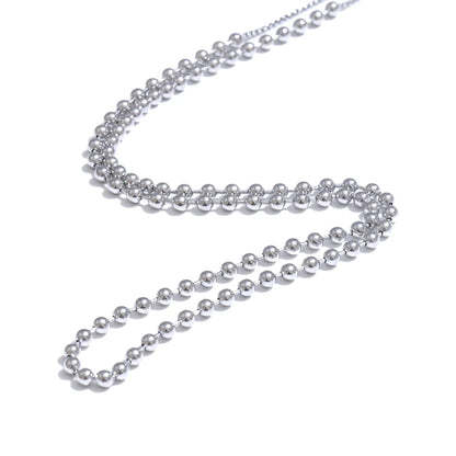 Beaded Chain Necklace & Bracelet Set
