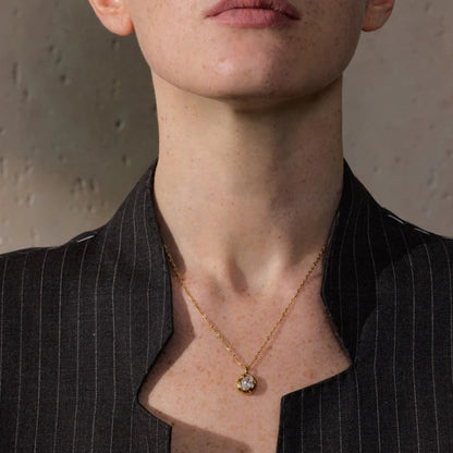 Cubic Zirconia Pendant Necklace