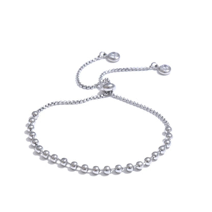 Beaded Chain Necklace & Bracelet Set