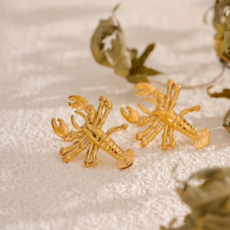 Crayfish Stud Earrings