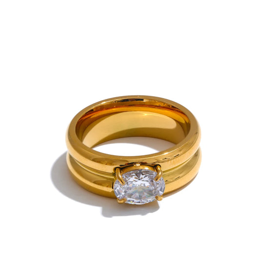 Elegant Cubic Zirconia Ring