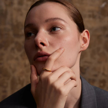 Coarse & Thin Design Ring