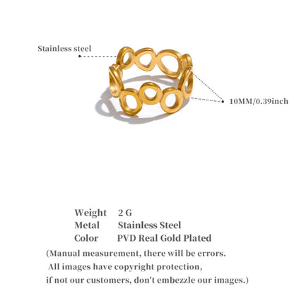 Minimalist Hollow Round Ring
