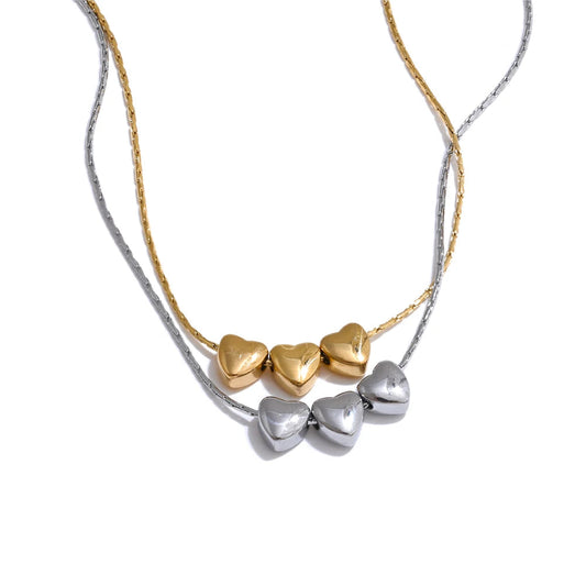 Smooth Heart Pendant Necklace