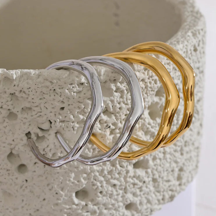 Minimalist Geometric Hoop Earrings