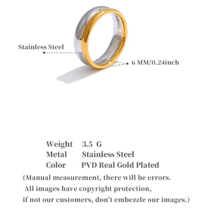 Two-Tone Casting Design Ring