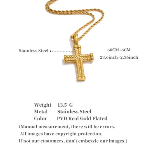 Classic Cross Pendant Necklace
