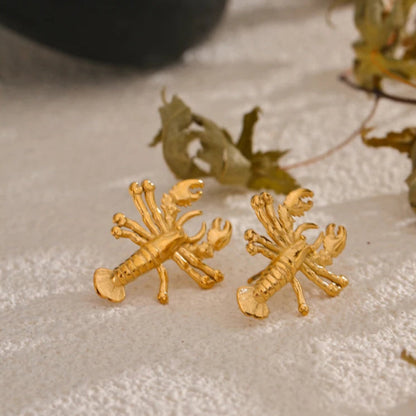 Crayfish Stud Earrings