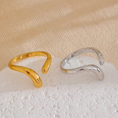 Minimalist Adjustable Open Ring