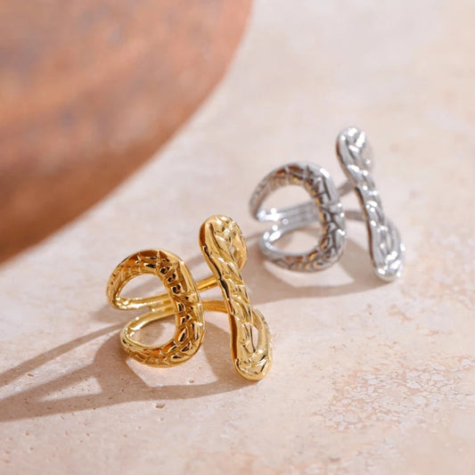 Adjustable Geometric Hollow Ring