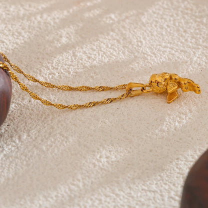 Angel Heart Pendant Necklace