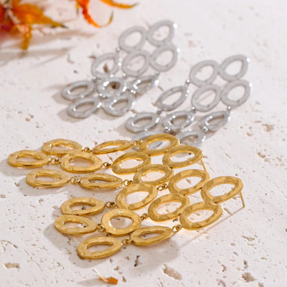Geometric Drop Dangle Statement Earrings