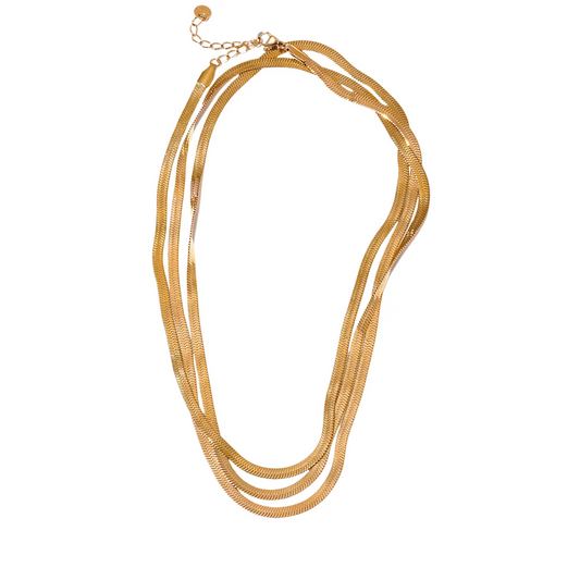 Flat Snake Chain Necklace